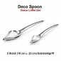 Preview: Deco Spoon, Dekor Löffel Set, 19 & 23cm, Edelstahlgriff, 2 tlg.