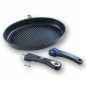 Preview: AMT Gastroguss, Fischbratpfanne mit Grillboden u. Fettrinne, Induktion, 35x24cm, 1 St