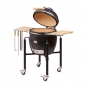 Preview: Monolith - Grill CLASSIC, black, Keramikkohlegrill + Seitenablage+ Zubehör, 1 St