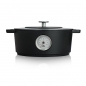 Preview: Combekk Dutch Oven, Topf, 28cm, mit Thermometer, emailliertes Gusseisen, 1 St