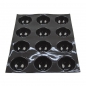Preview: Flexipan Matte 40x30cm, 12 Halbkugeln, ø 70mm, 40mm tief, 105ml, No.2268, 1 St