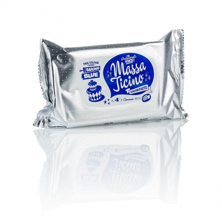 Massa Ticino - Tortengarniermasse, Sailing Blue, Vegan, AZO-Frei, 250g