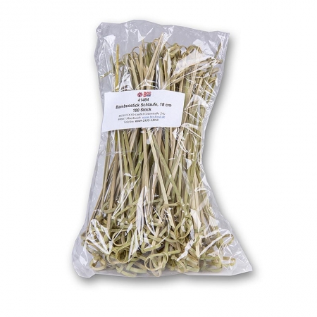 Preview: Bambus-Spieße, mit Knotenende, grün, 18cm, 100 St