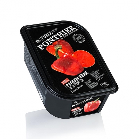 Püree- Rote Paprika, 100% Gemüse, ungezuckert, TK, 1 kg