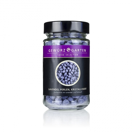 Gewürzgarten Lavendel Perlen, kristallisiert, 150g