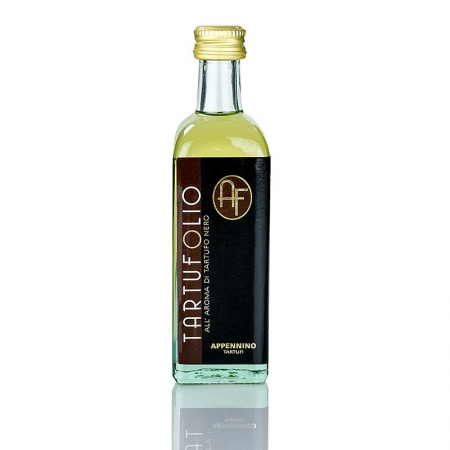 Olivenöl mit schwarzer Trüffel-Aroma (Trüffelöl) (TARTUFOLIO), Appennino, 60 ml