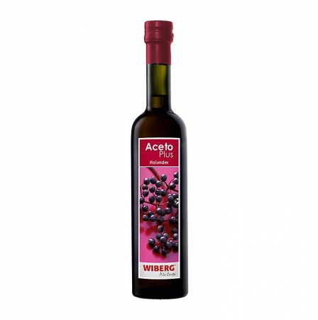Wiberg Aceto Plus Holunderbeere, 2,3% Säure, 500 ml