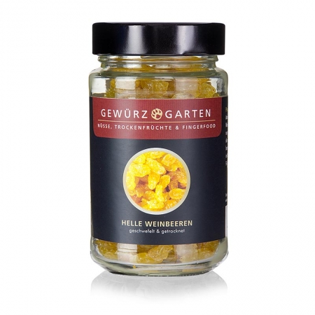 Gewürzgarten Weinbeeren, geschwefelt (ähnlich Sultaninen), 120g