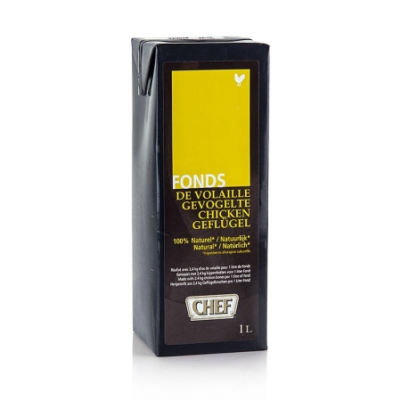 CHEF Premium - Geflügelfond, flüssig, küchenfertig, 1 l