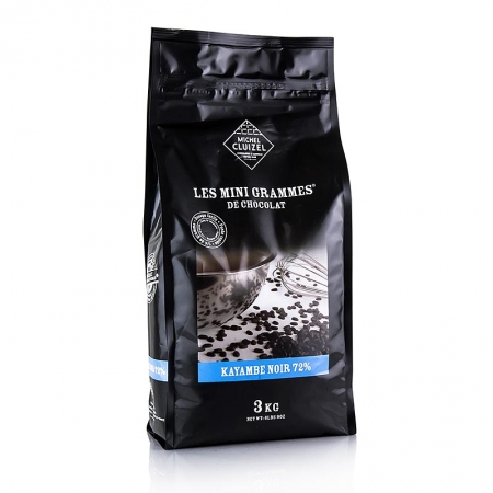 Kayambe 72%, Bitter Couverture, Grandes Teneurs, Callets, Michel Cluizel, 3 kg