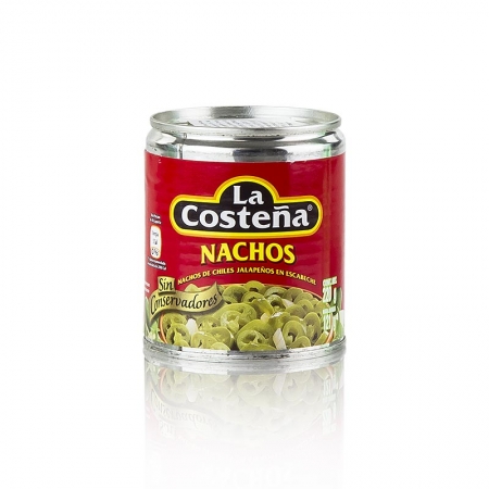 Chili Schoten - Jalapenos, geschnitten (La Costena), 220g