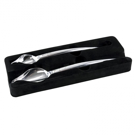 Preview: Deco Spoon, Dekor Löffel Set, 19 & 23cm, Edelstahlgriff, 2 tlg.