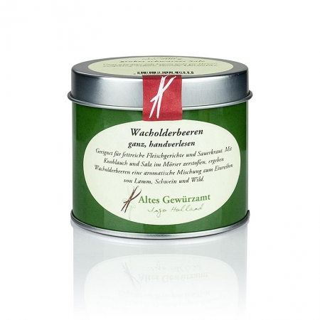 Preview: Wacholderbeeren, groß, ganz, aus Italien, Altes Gewürzamt, 50g