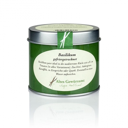 Preview: Basilikum, gefriergetrocknet, Altes Gewürzamt, 10g