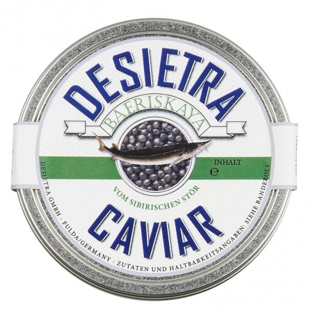Desietra Baeriskaya Kaviar (baerii), Aquakultur, ohne Konservierungsm., 50g