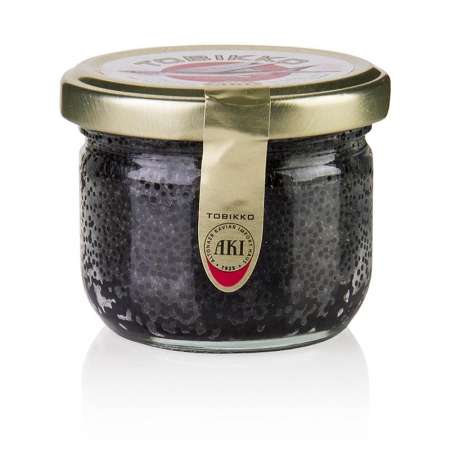 Original Tobiko - Fliegender Fisch-Rogen, schwarz, 90g