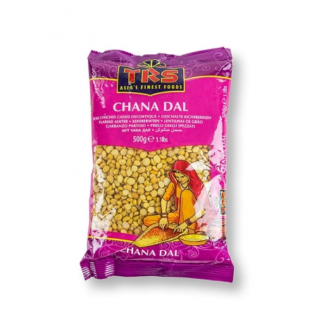 Kichererbsen - Chana Dal, halbiert, getrocknet, 500g