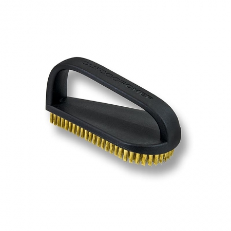 Outdoorchef-Zubehör- Trichterbürste mit Messingborsten, 1 St