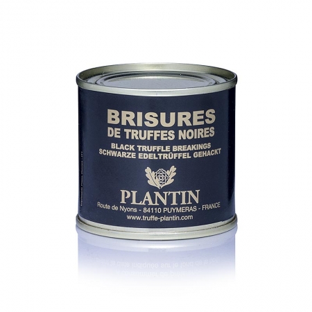 Winter-Edeltrüffel Brisures, Wintertrüffel-fein gehackt, Plantin, 60g