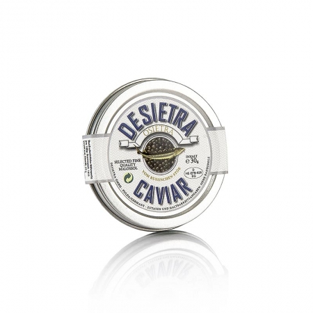 Desietra Osietra Kaviar (Acipenser gueldenstaedtii), Aquakultur Deutschland, 30g