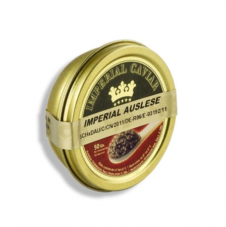 Imperial Auslese Kaviar, Kreuzung Amur x Kaluga Stör (schrenckii x dau), China, 50g