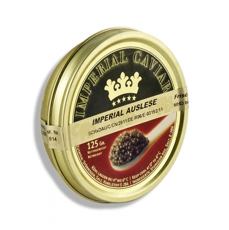 Imperial Auslese Kaviar, Kreuzung Amur x Kaluga Stör (schrenckii x dau), China, 125g