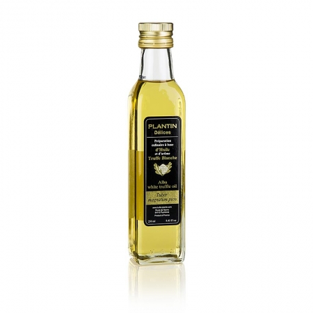 Sonnenblumenkernöl mit weißer Trüffel-Aroma (Trüffelöl), Plantin, 250 ml