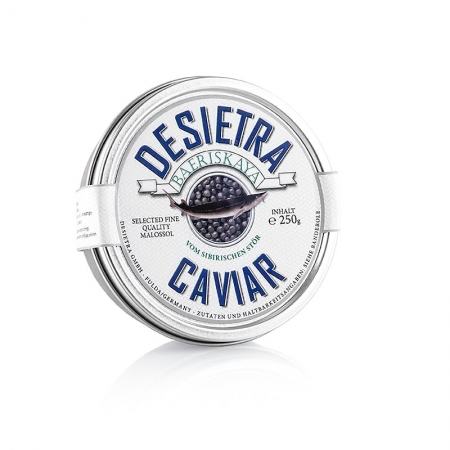 Desietra Baeriskaya Kaviar (Acipenser baerii), Aquakultur Deutschland, 250g