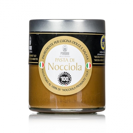 Haselnusspaste, 100% Piemonteser Haselnüsse, IGP, Pariani, 180g