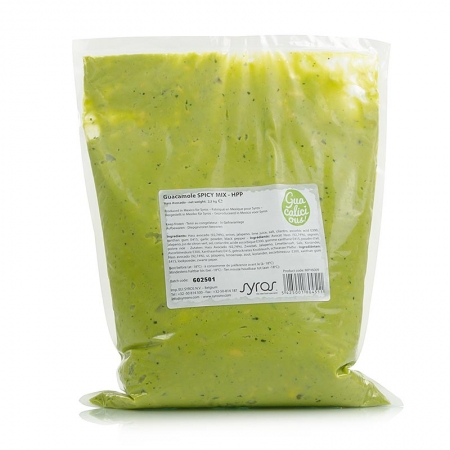 Preview: Avocado-Paste, Guacamole gewürzt, TK (anderes Rezept), 2,5 kg