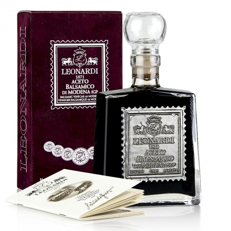 Leonardi - Aceto Balsamico di Modena IGP, Velluto Bordeaux, 15 Jahre, 250 ml