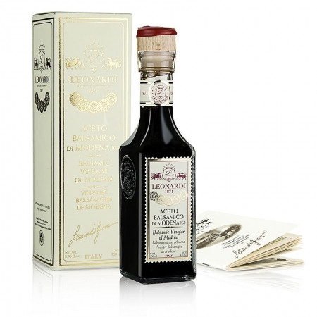 Preview: Leonardi - Aceto Balsamico di Modena IGP, Francobollo, 10 Jahre, 250 ml