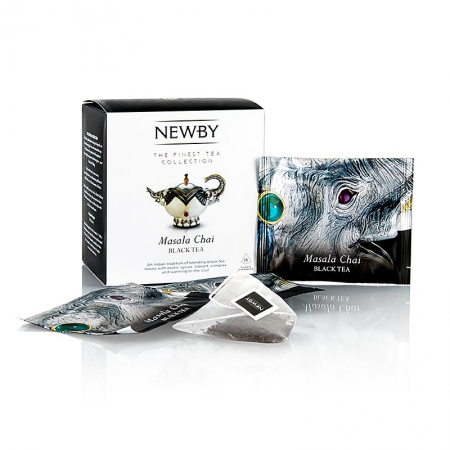 Newby Tea Masala Chai, schwarzer Tee, 37,5g, 15 St