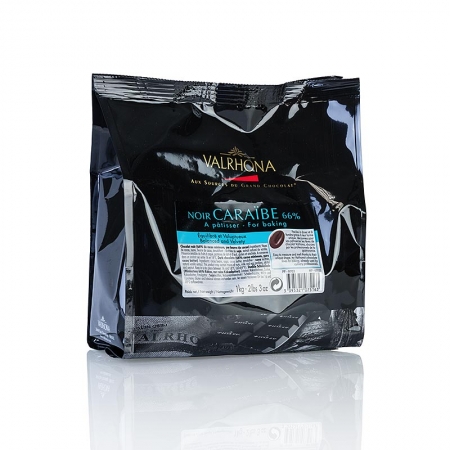 Pur Caraibe "Grand Cru", dunkle Couverture, Callets, 66% Kakao, 1 kg