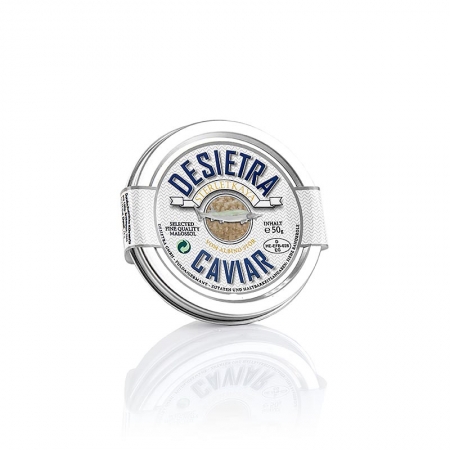 Desietra Selection Kaviar vom Albino-Sterlet, Aquakultur Deutschland, 50g