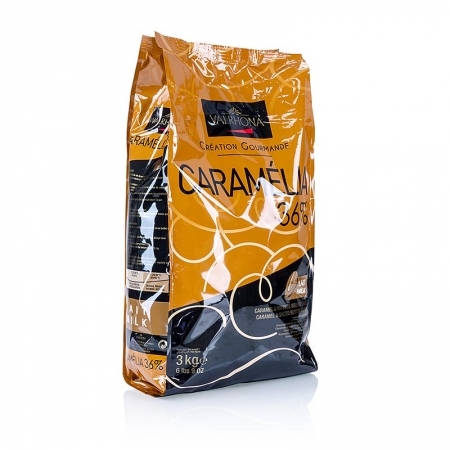 Caramelia, Karamel-Vollmilch Couverture, Callets, 36% Kakao, 3 kg