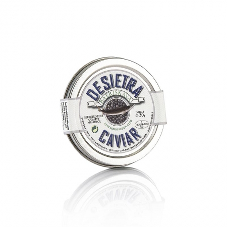 Desietra Baeriskaya Kaviar (Acipenser baerii), Aquakultur Deutschland, 30g