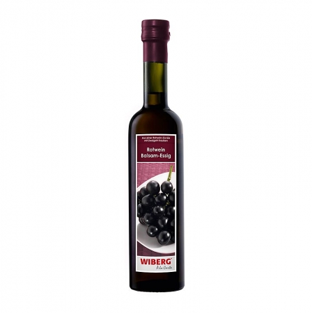 Wiberg Rotwein Balsam-Essig, 6% Säure, 500 ml