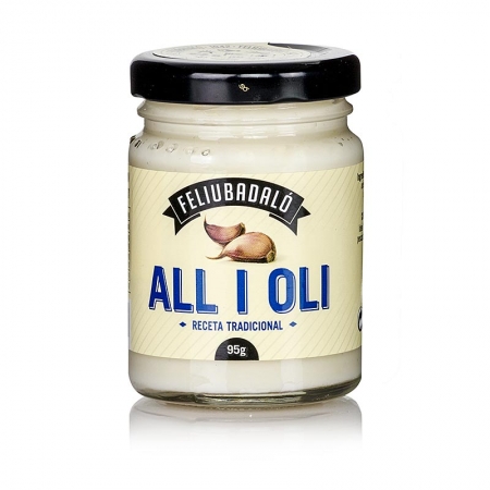 Allioli - Knoblauchcreme, mit Pflanzenöl, 95g