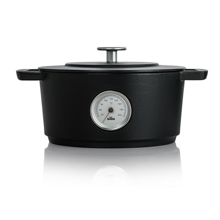 Preview: Combekk Dutch Oven, Topf, 24cm, mit Thermometer, emailliertes Gusseisen, 1 St