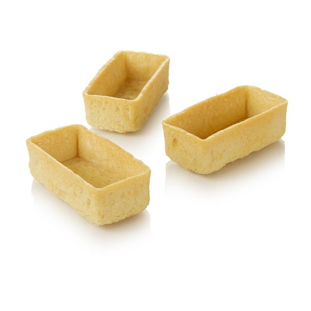 Snack-Tartelettes - Filigrano, rechteckig, 5,3x2,6cm, H 17mm, 150 St