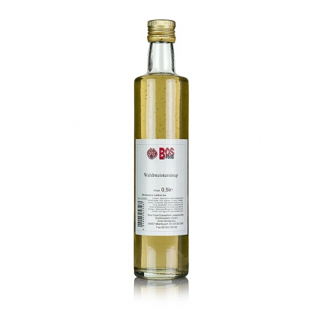 BOS FOOD Waldmeistersirup extra, ohne Farbstoff, 500 ml
