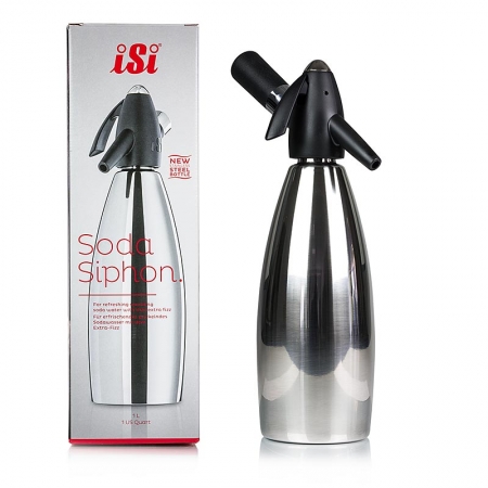 Preview: iSi Soda Siphon Sprayer, 1 Liter, Edelstahl, 1 St