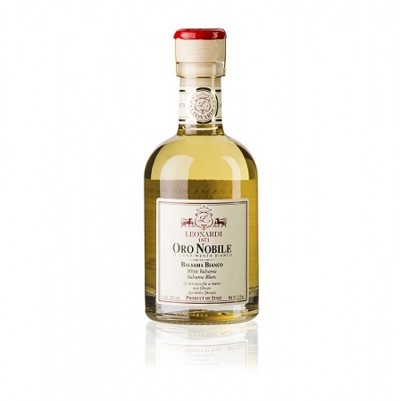 Balsamico Bianco "Oro Nobile", 4 Jahre, Eichenholzfass, Leonardi, 250 ml