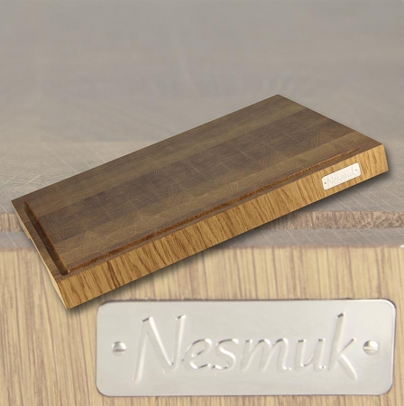 Preview: Nesmuk Hack- und Schneidbrett, naturbelassen, süddeutsche Eiche, 57x40x5cm, 1 St