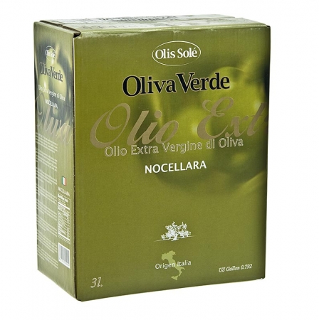 Oliva Verde Olivenöl Extra Vergine, aus Nocellara Oliven, 3 l