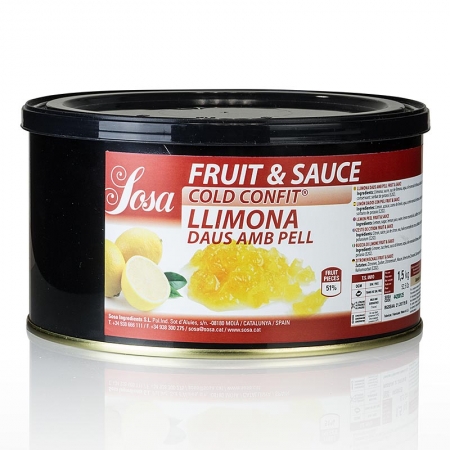 Cold Confit - Zitronen Würfel, 5mm, 1,5 kg