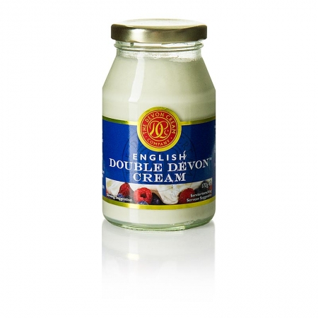 Englische Double Devon Cream, feste Creme, 48% Fett, 170 g