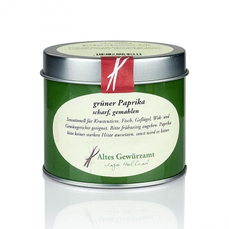 Preview: Paprika grün, scharf, gemahlen, Altes Gewürzamt, 70g