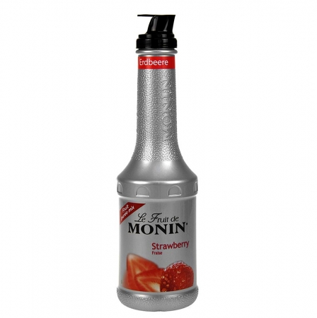 Fruchtpüreemix - Erdbeere, gezuckert, mit Ausgießer, 1 l